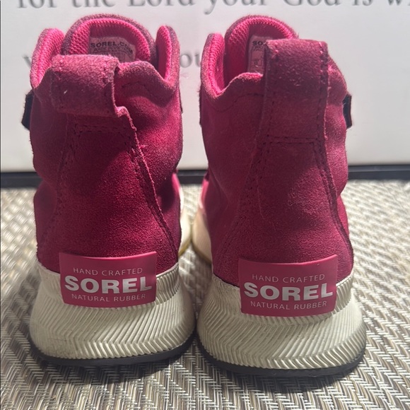 Sorel Pink Sneakers Classic Low-Top Design Toddler Girl 12 Box3 - Picture 3 of 7